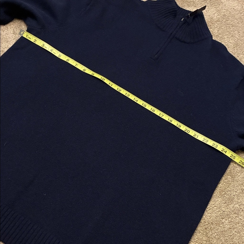 Rodd & Gunn Men's Navy Zip-Up Sweater Lambs Wool size 2XL - Picture 7 of 9